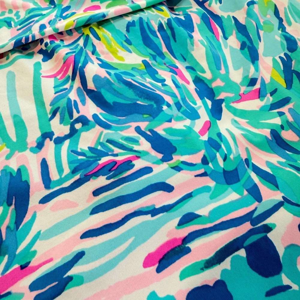 Lilly Pulitzer Calah Skirted Swim Bottom Womens 8 Blue Ibiza Cabana Cocktail - Picture 3 of 10